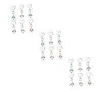 Holibanna 18pcs Angels Angel Wings Keychain Alloy Creative Key Ring Key Pendant Decorations