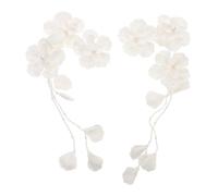 Holibanna 1Pair Botanical Fairy Ear Ethereal Bridal Accessories for Weddings and Everyday Glamorous Looks Comfortable for Parties and Festivals