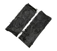 Holibanna 1pair Punk Fingerless Gloves for Cosplay and Dance Costume Accessories Stretchy Comfortable Design for Parties and Music Concerts Unisex All