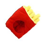 Holibanna 1pc Adorable French Fries Hat Fun Festival Cosplay Headdress for Parties Events Easy to Wear Eye Catching Costume Accessory for Photos Role Play