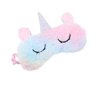 Holibanna 1Pc Adorable Unicorn Plush Sleeping Eye Mask Cute Skin Friendly Blindfold for Home Travel and Camping for Blocking Light and Enhancing Restful Sleep