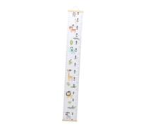 Holibanna 1pc Cartoon Growth Chart Ruler for Boys and Girls Removable Height Measuring Tool for Nursery Bedroom Decor Canvas Cute Animal Design Fun Height Measurement Wall Hanging