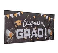 Holibanna 1pc Graduation Banner with Printing Patterns Backdrop for Graduation Parties and Photos Reusable Decoration for Home Garden Enhances Celebratory Atmosphere