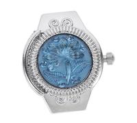 Holibanna 1pc Stylish Finger Quartz Watch Ring for Women Chic Ring Watch Unique Rose Design for Everyday Wear and Special Occasions