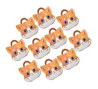 Holibanna 1set Cat Shape Gift Boxes with Handle Portable Paper Treat Cases for Wedding Bridal Shower Birthday Holiday Celebration Candy Wrappers 10pcs
