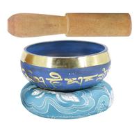 Holibanna 1set Meditation Singing Bowl Set Sound Bowl Cushion Mallet for Yoga Relaxation and Mindfulness for Calmness and Serenity