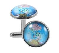 Holibanna 1set Metal Shirt Cufflinks for Men Style Decorative Cuff Links Sturdy and Safe for Business and Formal Wear Unique Tuxedo Shirt Studs Enhance Your Suit Appearance 2pcs