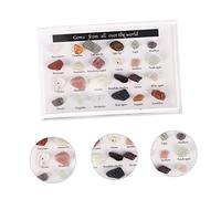 Holibanna 1Set Natural Stone Specimen Irregular Shaped Mineral Stones for Home Decor and Educational Use for Collectors and Geography Learning