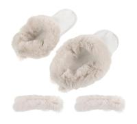 Holibanna 1Set Warm Plush Shoe Inserts for Winter Detachable Fluffy Liners Cozy Fleece Replacement for Hole Shoes Removable and Washable Slipper Insoles for Women