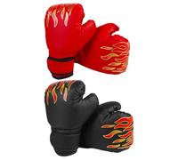 Holibanna 2 Pairs Boxing Gloves for Practicing and Training, Practical Pu and Eva Material Sparring Gloves, Suitable and Kickboxing Exercises