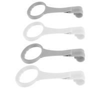 Holibanna 2 Pairs Portable Standing Safety Rings Smooth Rounded Edges Crib Grab Handles for Walking Training Lightweight Nursery Pull Up Rings for Learning to Stand and Walk