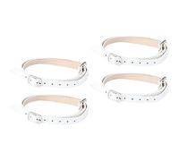 Holibanna 2 Pairs Shoe Straps White High Heel Shoelace Cross Straps for Sandal Heels