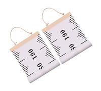 Holibanna 2 Pcs Hanging Growth Chart Decorative Height Measuring Ruler for Boys and Simple and Practical Wall Decor Removable and Easy to Store Design for Nursery and Bedroom
