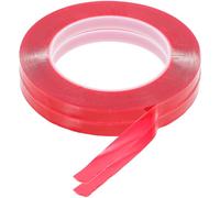 Holibanna 2 Rolls Double-sided Nail Display Tape Strong Self-adhesive Mounting Tape 10mm X 10m Thin 0.5mm Thickness for Nail Art and Packaging