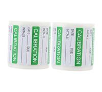 Holibanna 2 Rolls Green Quality Control Calibration Labels Self-Adhesive Stickers for Ground Transport Writable Surface for Containers Warehouse Inventory Maintenance Each