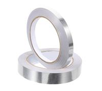 Holibanna 2 Rolls Metallic Polyester Craft Tape Decorative Adhesive Scrapbooking Tape for DIY Planners Journals Photo Albums Easy Tear Residue Multi Use for Crafts and Gifts