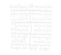 Holibanna 2 Sets Plastic Letters for Felt Message Boards, Interchangeable Alphabet Letters with Large Capacity, Easy to Replace for Displaying and Creating DIY Messages on Bulletin Boards