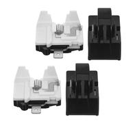 Holibanna 2 Sets PTC Starter Relay for Refrigerator Compressor with 1-Pin 4.7 Ohm Overheating Overload Protector, Thermal Overload Relay Kit for Fridge and Freezer Starting