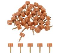 Holibanna 20 Pairs Heel Protectors for Shoes Non-slip Tpu round Replacement Caps for High Heels, Elegant Khaki Colour, Suitable for DIY and Daily Needs, Professional Women’s Shoe Repair