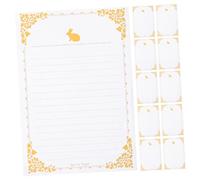 Holibanna 20 Sheets Vintage Letter Papers Lined Decorative Writing Stationery for Invitations and Calligraphy Practice Thick Retro Style Paper for Letters Notes Poems and Crafting
