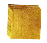 Holibanna 200pcs Gold Foil Wrapping Paper Aluminium Foil Wrapping Suitable for Parties Bakery Celebrations