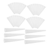 Holibanna 200pcs Precision Caulk Nozzle Tips Plastic Glass Glue Nozzles for Sealant and Caulking Tubes for Home Repair Inner Diameter