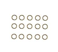 Holibanna 200pcs Stainless Steel Open Jump Rings for Jewelry DIY Split Rings Key Chain Circles for Keys Bracelets Lanyards Lightweight Metal Craft Connectors