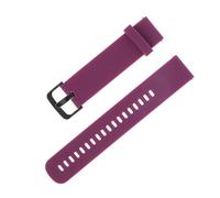 Holibanna 20Mm Silicone Replacement Watch Strap Purple Breathable Band Compatible with Garmin Venu for Running and Daily Wear