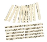 Holibanna 20Pcs Adjustable Price Display Cubes for Jewelry Retail Store Price Tags Lightweight Pricing Blocks for Counters and Shops