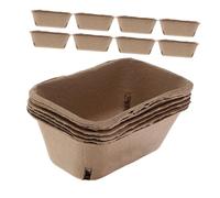 Holibanna 20pcs Biodegradable Paper Berry Basket Fruit Tray Fruit Box for Refrigerator Kitchen Essentials Household Berry Containers