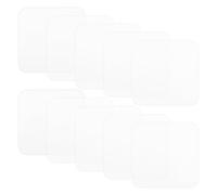 Holibanna 20pcs Clear Transparent Double Sided Adhesive Pads Heavy Duty Mounting Tape Squares for Wall Hooks Posters Crafts Traceless Non-marking Nano Tape for Home Office
