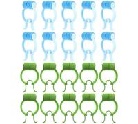 Holibanna 20pcs Nasal Plugs Nose Clips for Breathing Training with Pom and Eva Material Practical Nose Nasal Stopper Clips and Lung Breathing Exercise