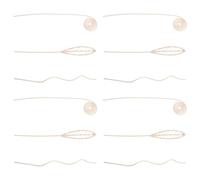 Holibanna 20pcs Natural Rattan Reed Diffuser Sticks with Wave Leaf Sunflower Styles for Essential Oil Aroma Diffusers Consistent Scent Release for Home Bedroom Office Spa Aromatherapy