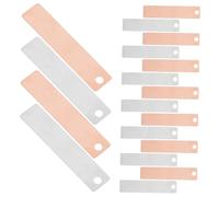 Holibanna 20pcs Pure Zinc Anode Sheet Zinc Rod Strips for Scientific Experiment Electroplating Jewelry Plating