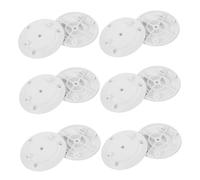 Holibanna 20pcs Weatherproof Camera Wall Mount Base Durable Plastic Security Camera Mounting Plate Vibration Resistant Stable Support for Indoor and Outdoor Installation Easy to Install