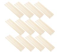Holibanna 216pcs Bamboo Weaving Strips Natural Rattan Cane for Basket Making Wicker Chair Repair DIY Craft Supplies Flexible Bamboo for Home School Group Activities