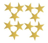 Holibanna 24pcs Glitter Paper Five-pointed Star Gold Confetti for Tables Movie Night Party Cutouts Movie Night Decor Wedding Gold Stars