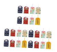 Holibanna 24pcs Japanese Omamori Blessing Bags Mixed Style and Color Amulet Sachets for Home Decor Year Festival and Luck Charm