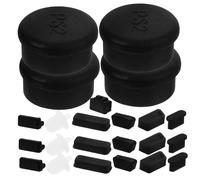 Holibanna 24pcs USB Port Dust Covers Silicone Stoppers for Computer Motherboard, Plug Protectors for PC Interface, Compatible with Desktop Pcs, Random Color Set, Dustproof Accessories