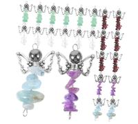 Holibanna 25pcs Angel Charms for Necklace Making Diy, Alloy and Stone Material, Cute Cartoon Style, Handicraft Works, Not Easy to Break Or Deform, for Necklace and Earring DIY Color