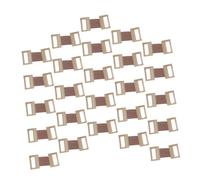 Holibanna 25pcs Reusable Metal Clasps for Securely Fixing Gauze for Athletic and Everyday Use Light Brown