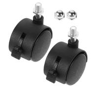 Holibanna 2pcs Adjustable Bath Seat Wheels Replacement with Brake, Pp Material Chair Casters for Enhanced Mobility and Easy Angle Adjustment, Suitable for Bath Seat Modifications