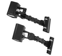 Holibanna 2pcs Adjustable Double-Head Copy Clamp, Flexible Rotatable Document Holder for Sketching and Painting, Black Plastic Sketch Clamp for Artists and Office Use