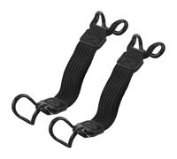 Holibanna 2pcs Adjustable One-handed Phone Grip Straps with Elastic Band and Double-layer Metal Buckle 2x13cm, Anti-drop Security Hand Strap for Smartphones and Tablets, Universal Fit