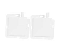 Holibanna 2pcs Air Conditioner Drip Pan with Hole Large Funnel Design for Efficient Water Drainage Overflow Plastic Condensate Tray Easy Installation for Home and Office Ac Units