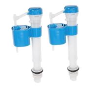 Holibanna 2pcs Blue High Pressure Toilet Fill Valve Silent Water Inlet Valve Replacement Kit for Toilet Tank Bowl Water Control Bathroom Plumbing Accessory