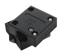 Holibanna 2pcs Cabinet Door Light Switch for Closet Lights Automatic Push Control Abs Copper Material Suitable for Wardrobe Pantry Cupboard Lighting Black with Screws