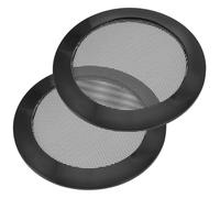 Holibanna 2pcs Car Speaker Grill Covers Black Subwoofer Protector Guards for Speakers Mesh Anti-deformation Car Audio Upgrade Compatible with Various Models