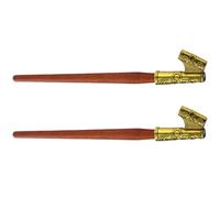 Holibanna 2pcs Classic Wooden Dip Pen Holders with Iron Alloy Nib, Versatile and Reliable Writing Experience for Calligraphy and Gothic Art Practice, Student Stationery