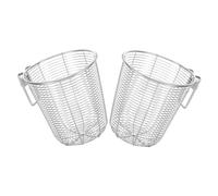 Holibanna 2pcs Dishwasher Safe Stainless Steel Kitchen Utensil Drainer Basket Hanging Chopsticks Spoon Holder with Efficient Drainage System Space Saving Cutlery Organizer for Small Kitchens